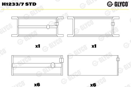 CUZINETI ARBORE COTIT GLYCO H1233/7 STD - Compatibil cu NISSAN