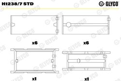 Cuzineti arbore cotit Glyco H1238/7 STD