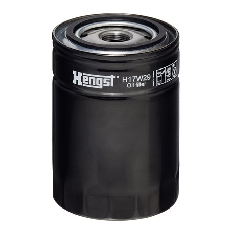 FILTRU ULEI HENGST FILTER H17W29 - Compatibil cu CITROEN, FIAT, IRISBUS, IVECO, MITSUBISHI, MULTICAR, OTOKAR, PEUGEOT, TEMSA