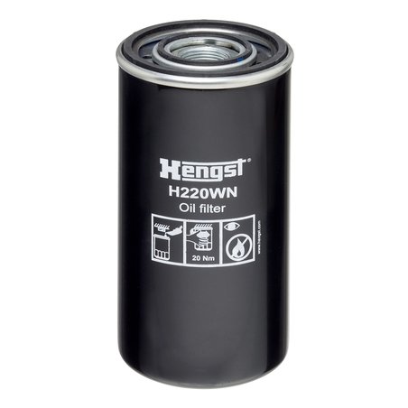 FILTRU ULEI HENGST FILTER H220WN - Compatibil cu ASTRA, IVECO