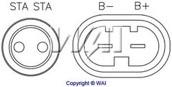 Regulator alternator WAI H2304