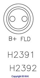 REGULATOR ALTERNATOR WAI H2392 - Piesa auto compatibila cu mai multe marci