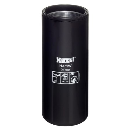 FILTRU ULEI HENGST FILTER H371W - Compatibil cu BMC, DAEWOO, ERF, FODEN TRUCKS, IVECO, KAMAZ, KENWORTH, TERBERG-BENSCHOP, WESTER