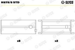 CUZINETI ARBORE COTIT GLYCO H975/5 STD - Compatibil cu BEDFORD, BUICK (SGM), CATERHAM, CHEVROLET, CHEVROLET (SGM), DAEWOO, FSO, 