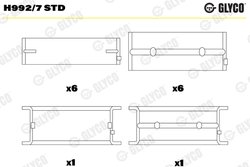 CUZINETI ARBORE COTIT GLYCO H992/7 STD - Compatibil cu FENDT, INBUS, MAN, MAZ-MAN, MERCEDES-BENZ, NEOPLAN, SETRA, STEYR, VAN HOO