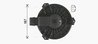 VENTILATOR HABITACLU AVA QUALITY COOLING HD8327 - Compatibil cu HONDA