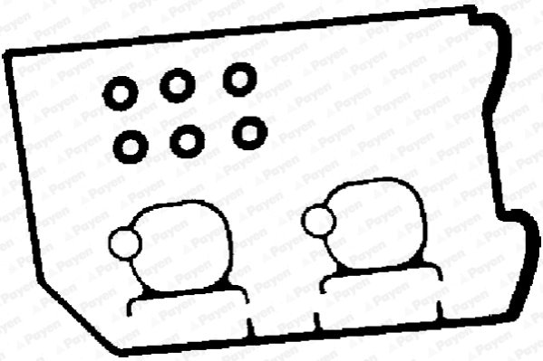 SET GARNITURI CAPAC CULBUTORI PAYEN HM5231 - Compatibil cu SUBARU