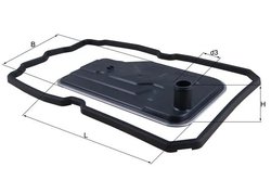 Filtru hidraulic cutie de viteze automata MAHLE HX 124D