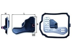 FILTRU HIDRAULIC CUTIE DE VITEZE AUTOMATA KNECHT HX 148D - Compatibil cu CITROEN, PEUGEOT, RENAULT