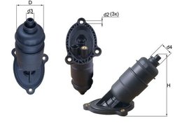 FILTRU HIDRAULIC CUTIE DE VITEZE AUTOMATA KNECHT HX 155 - Compatibil cu AUDI