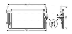RADIATOR CLIMATIZARE AVA QUALITY COOLING HY5092D - Compatibil cu HYUNDAI