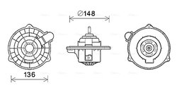 Ventilator habitaclu Ava Quality Cooling HY8404
