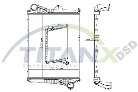 INTERCOOLER TITANX IX129002 - Compatibil cu VOLVO