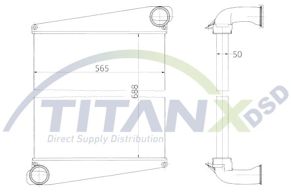 INTERCOOLER TITANX IX129003 - Compatibil cu VOLVO