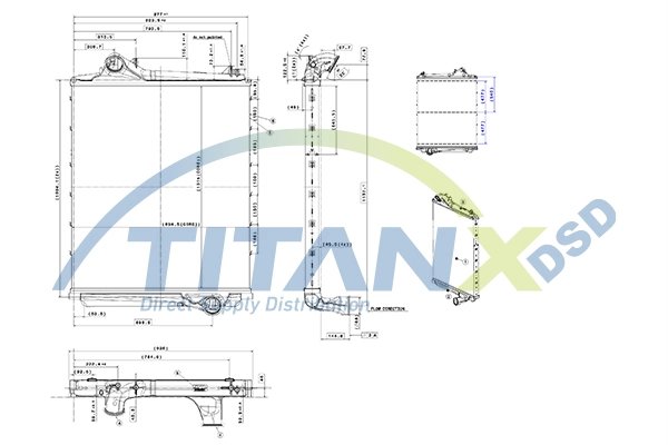 Intercooler TITANX IX129007
