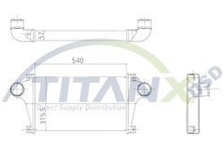 Intercooler TITANX IX159003