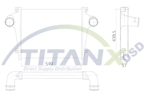 Intercooler TITANX IX159004