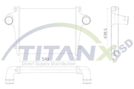 Intercooler TITANX IX159004