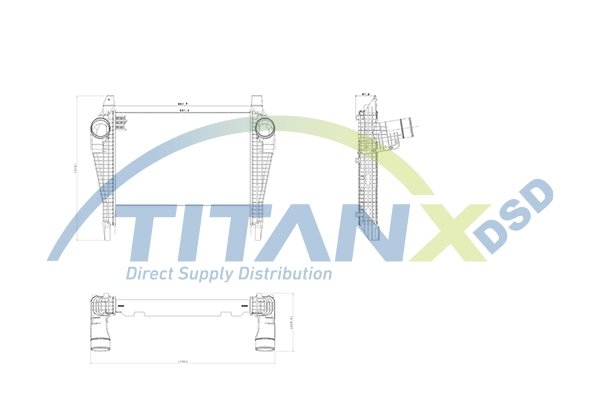 INTERCOOLER TITANX IX159006 - Compatibil cu IVECO