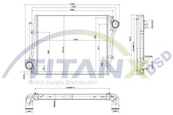 Intercooler TITANX IX609003