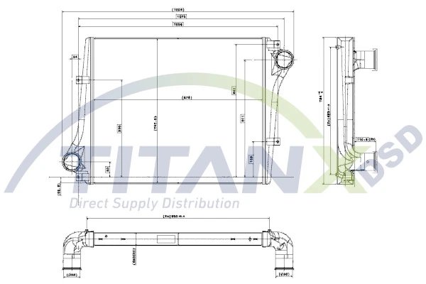 INTERCOOLER TITANX IX609003 - Compatibil cu VOLVO