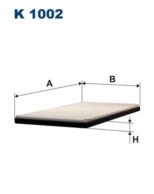 FILTRU AER HABITACLU FILTRON K 1002 - Compatibil cu OPEL, VAUXHALL