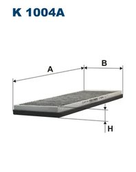 FILTRU AER HABITACLU FILTRON K 1004A - Compatibil cu AUDI, VW