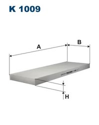 FILTRU AER HABITACLU FILTRON K 1009 - Compatibil cu CHEVROLET, OPEL, VAUXHALL