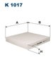 Filtru aer habitaclu Filtron K 1017
