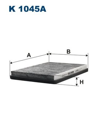 FILTRU AER HABITACLU FILTRON K 1045A - Compatibil cu VW