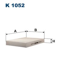 FILTRU AER HABITACLU FILTRON K 1052 - Compatibil cu NISSAN, RENAULT