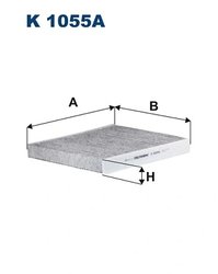 FILTRU AER HABITACLU FILTRON K 1055A - Compatibil cu CHEVROLET, OPEL, VAUXHALL