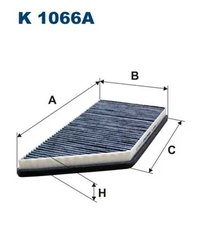 FILTRU AER HABITACLU FILTRON K 1066A - Compatibil cu PEUGEOT