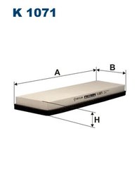 FILTRU AER HABITACLU FILTRON K 1071 - Compatibil cu PEUGEOT