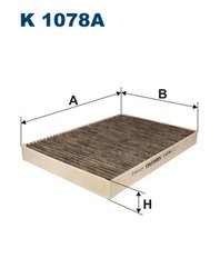 FILTRU AER HABITACLU FILTRON K 1078A - Compatibil cu AUDI, SEAT