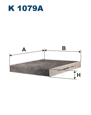 FILTRU AER HABITACLU FILTRON K 1079A - Compatibil cu AUDI, LAMBORGHINI, MERCEDES-BENZ, PUCH, SEAT, SKODA, VW