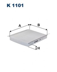 FILTRU AER HABITACLU FILTRON K 1101 - Compatibil cu FIAT, LANCIA, UAZ