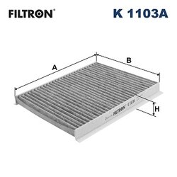 FILTRU AER HABITACLU FILTRON K 1103A - Compatibil cu CHRYSLER, FIAT, LANCIA