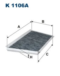 FILTRU AER HABITACLU FILTRON K 1106A - Compatibil cu MERCEDES-BENZ