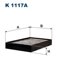 FILTRU AER HABITACLU FILTRON K 1117A - Compatibil cu VOLVO