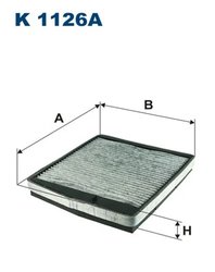 FILTRU AER HABITACLU FILTRON K 1126A - Compatibil cu VOLVO
