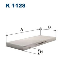 FILTRU AER HABITACLU FILTRON K 1128 - Compatibil cu CITROEN, FIAT, LANCIA, PEUGEOT
