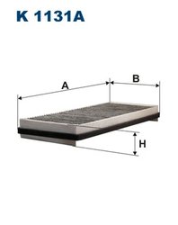 FILTRU AER HABITACLU FILTRON K 1131A - Compatibil cu RENAULT