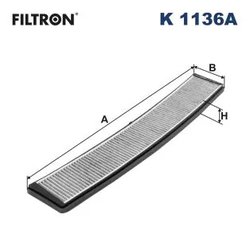 Filtru aer habitaclu Filtron K 1136A