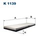 FILTRU AER HABITACLU FILTRON K 1139 - Compatibil cu DAF, FODEN TRUCKS, GINAF