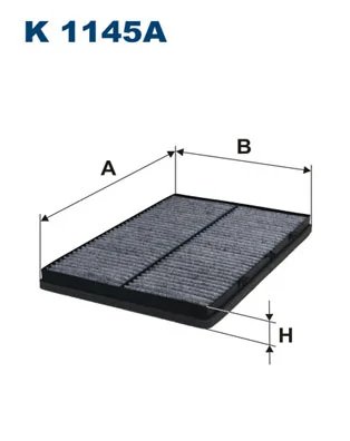 FILTRU AER HABITACLU FILTRON K 1145A - Compatibil cu MG, ROVER