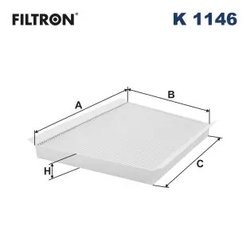Filtru aer habitaclu Filtron K 1146