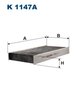 Filtru aer habitaclu Filtron K 1147A