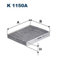FILTRU AER HABITACLU FILTRON K 1150A - Compatibil cu FORD, VOLVO