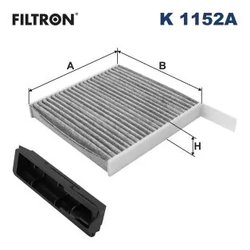 FILTRU AER HABITACLU FILTRON K 1152A - Compatibil cu DACIA, LADA, NISSAN, RENAULT